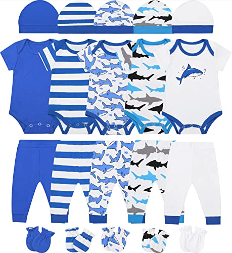 Image of ABeCue Baby Boy Layette Essentials Set Newborn Girl Clothes Pack Infant Gift Sets 20-Piece