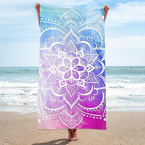 Serviette de Plage LUROON 180x90cm Cover