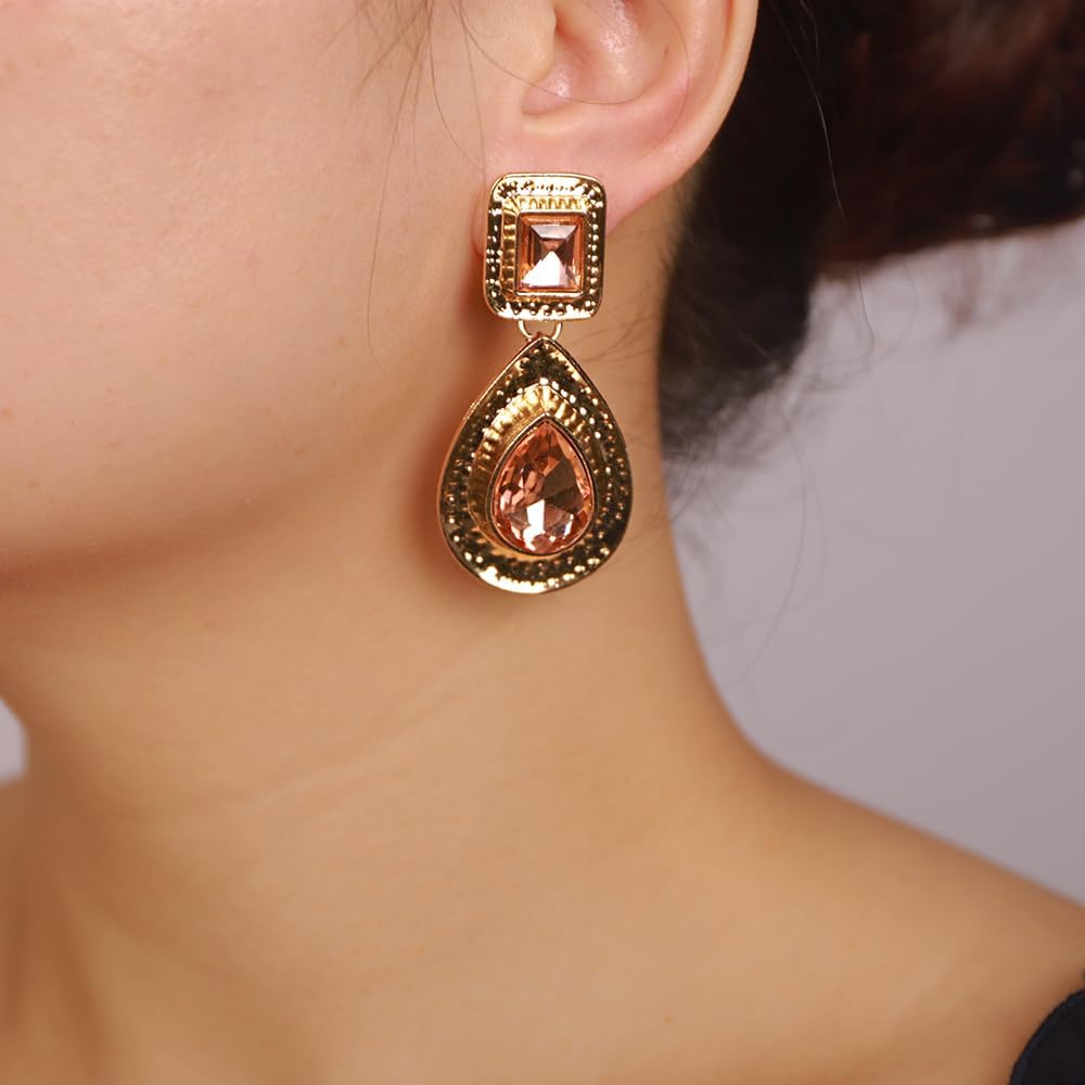 Sither Crystal Earrings for Women Drop Dangling Earrings Fashion Boho Earrings Jewelry for Halloween Party Christmas Gift - Image 3