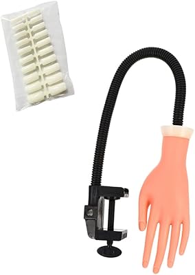 Beavorty 100pcs Manicure Practice Prosthetic Hand Nail Tools Plastic Nails Nail Art Tools Nail Set Tool Fake Nails Pieces Nail Art Practice Fingers Manicure Model Practice Hand Model Work