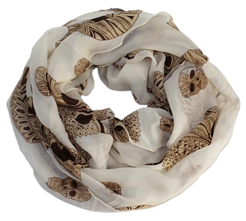 Ted & Jack - Jungle Cat Skull Print Infinity Scarf