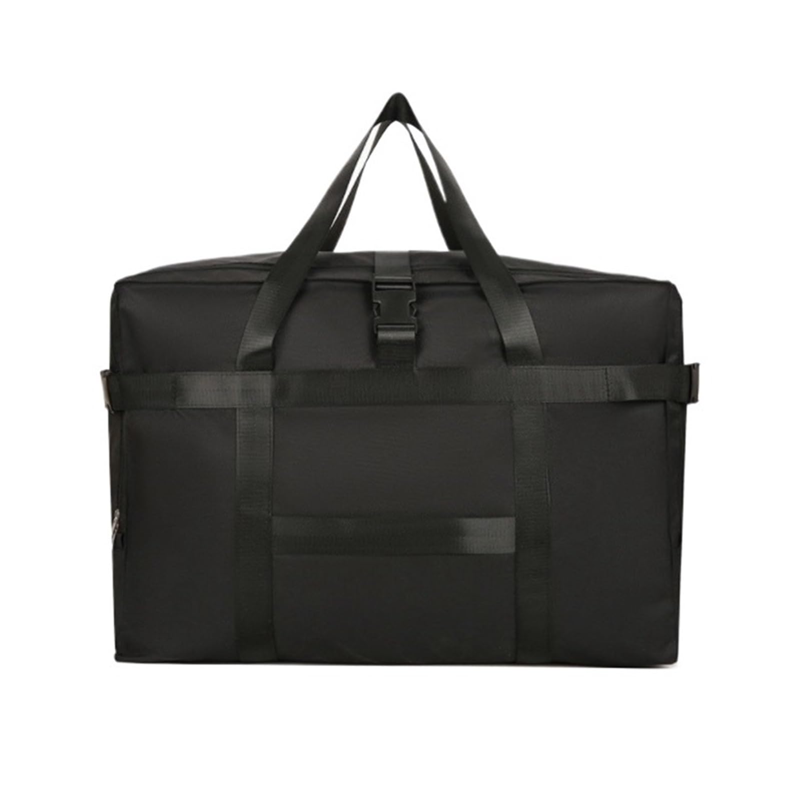 Torba do Przechowywania, Składana Torba Do Przechowywania Z Uchwytami Do Przechowywania Koców Na Pościel Kołder Przechowywania Ubrań, Koców(Black,68cm)