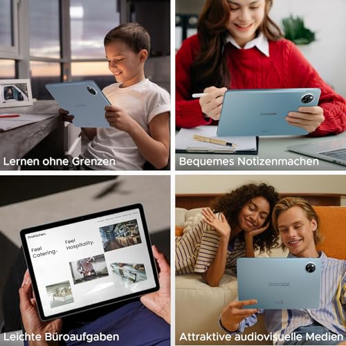 Tab A9 Pro+ Android 16 Tablet mit Tastatur 30GB RAM+128GB ROM(2TB TF) Gemini AI Widevine L1 Gaming Tablets, 8580mAh, Unisoc T7200… – Ansicht 3