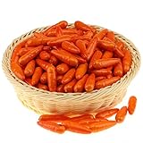 Gresorth 30 PCS MINI Size Artificial Carrot Fake Vegetable Home Kitchen Decoration