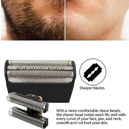 Miniatura 5 de 31S 31B 350 360 380 - Juego de cabezal de afeitadora + cortador con embalaje sellado de plástico de repuesto para B-raun 3 Series-Control, Flex