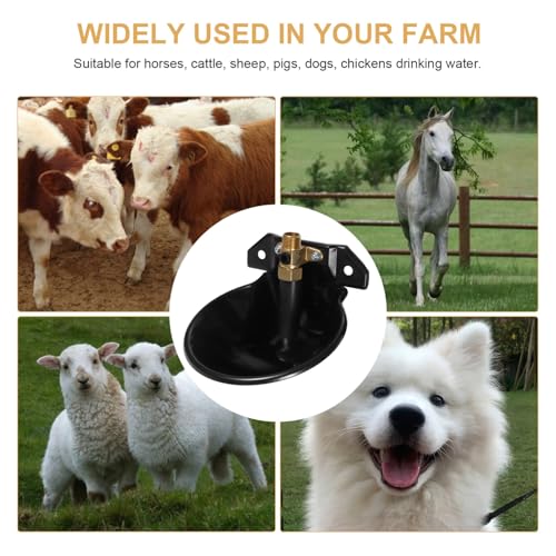 Milisten Tigela De Água Automática De Plástico Para Gado Bebedouro Para Cães Tigela De Água Alimenta
