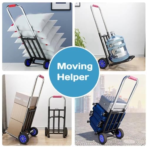 Carro plegable multiuso ajustable para carga pesada miniatura 7