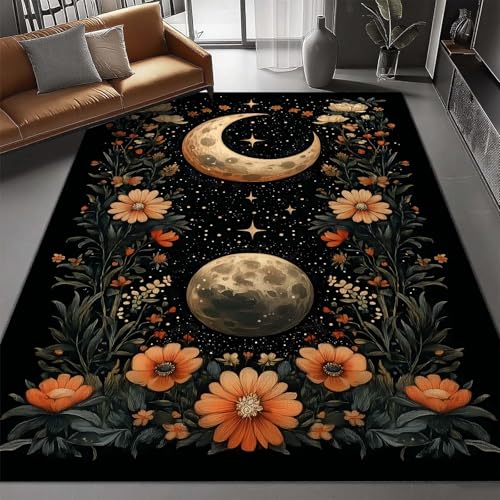 Tapete decorativo rectangular de fases lunares 10'x13' miniatura 7