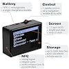 NFC Emulator Device with 1.3 OLED Display, Multi-Profile Storage, Fast Scan & Switching, Type-C Rechargeable NFC Tool for Daily Use (Black)