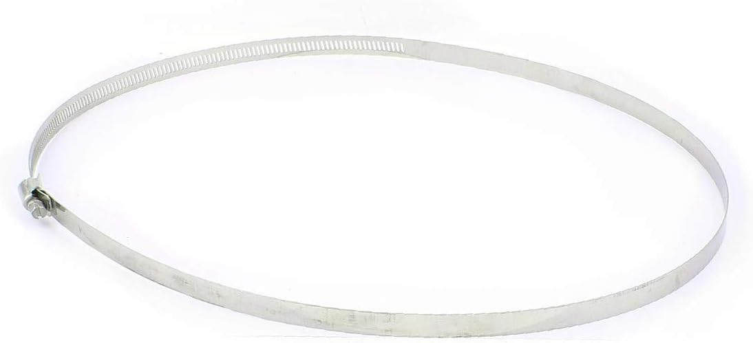 New Lon0167 10 Pcs Adjustable 289mm-311mm Cable Tight Clamp Pipe Coolant Hose Fitting Clip Stainless Steel(10 Stücke Einstellbar 289mm-311mm Kabel Enge Schelle Rohr Kühlmittelschlauch Fitting Clip Ede