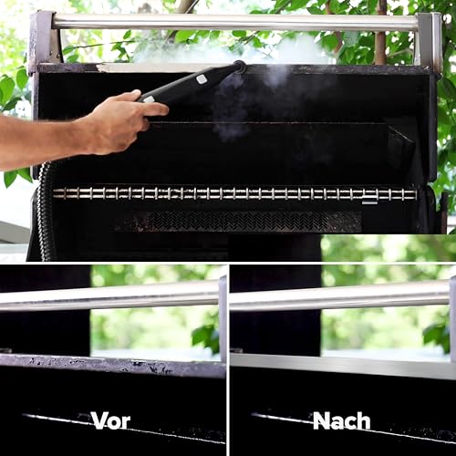 Dupray Neat Dampfreiniger – leistungsstarker Multifunktions-Dampfreiniger für Haus, Böden, Fliesen, Fugen, Möbel, Matratzen, Fenster, Autos & mehr (Neat + 17 Zubehörteile)
