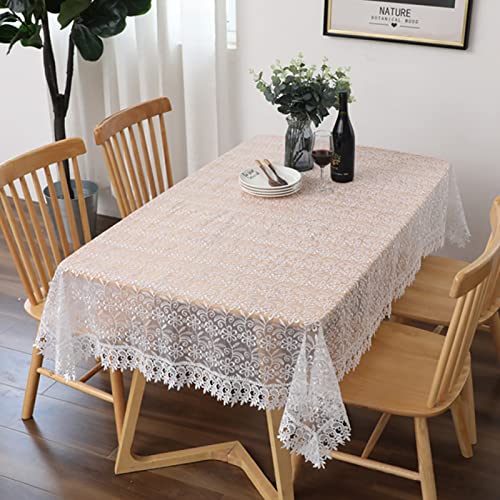 Nappe brodée en dentelle multicolore grand format pour table de cuisine - 8