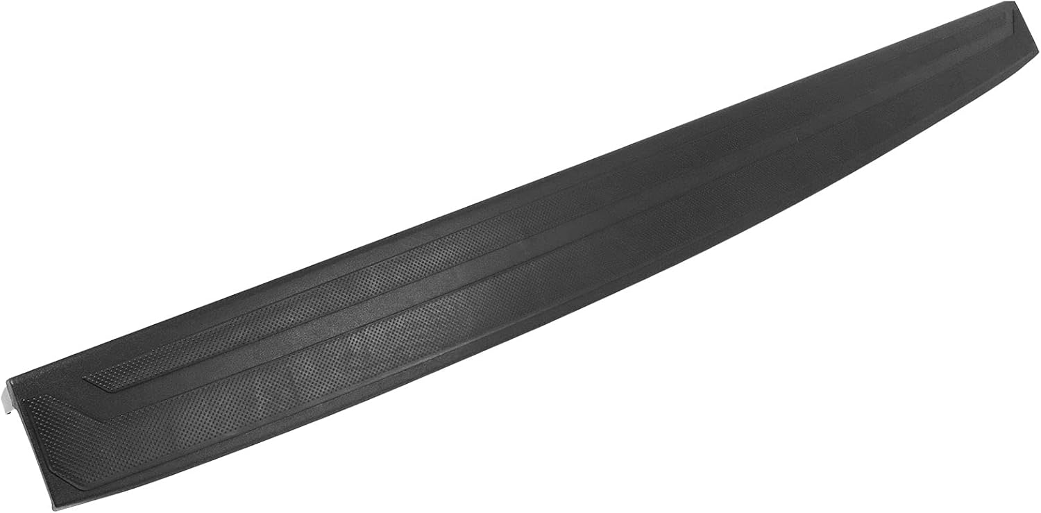 IKON MOTORSPORTS, Tailgate Cover Compatible with 2016-2023 Toyota Tacoma, Pickup Black Tailgate Cap Molding Protector Spoiler Cover, 2017 2018 2019 2020 2021 2022