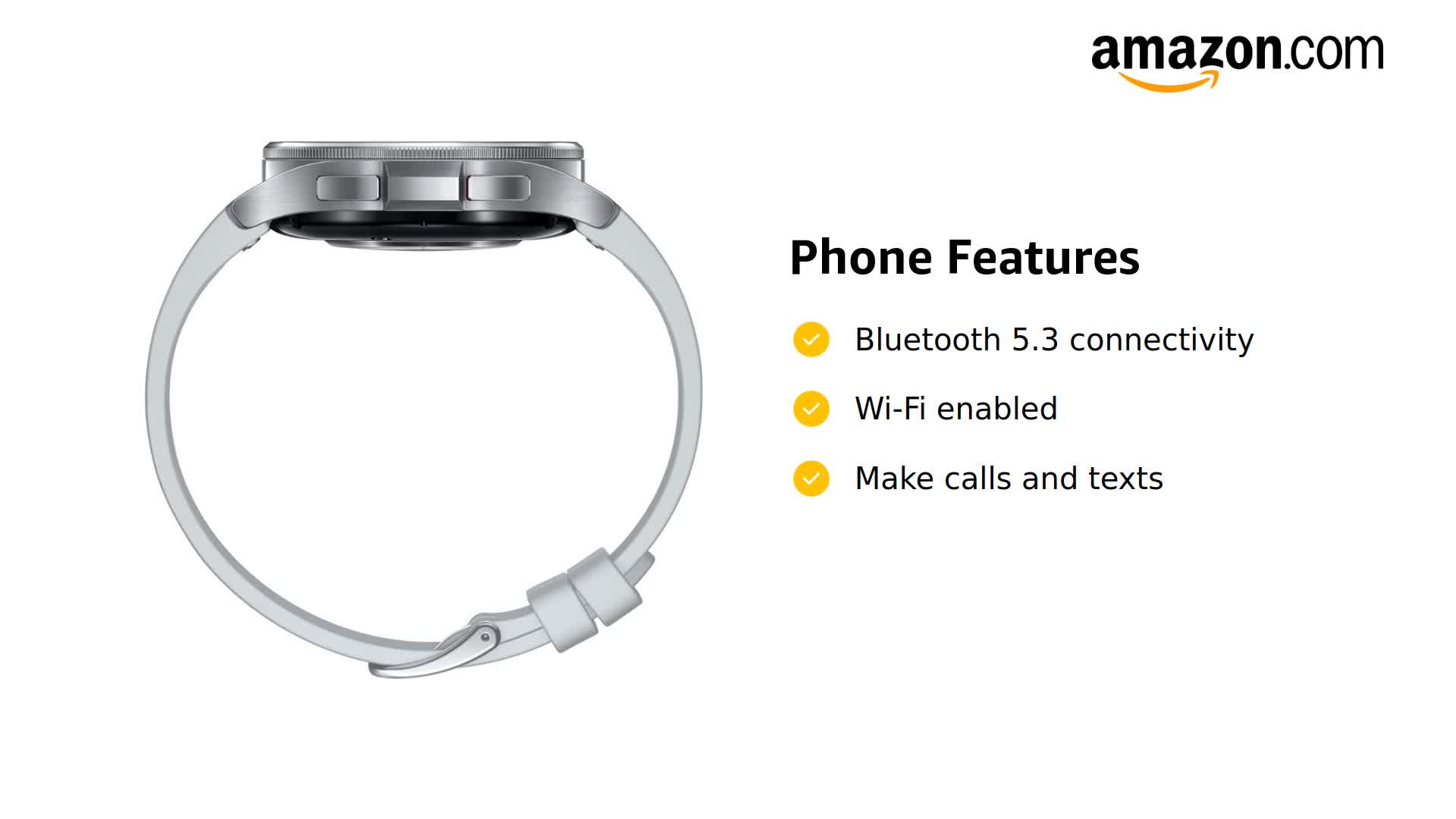 Galaxy - Galaxy Watch 6 classic 43mm シルバー WIFi版 Samsung Galaxy Watch 6 Classic 43mm, Silver | eBay