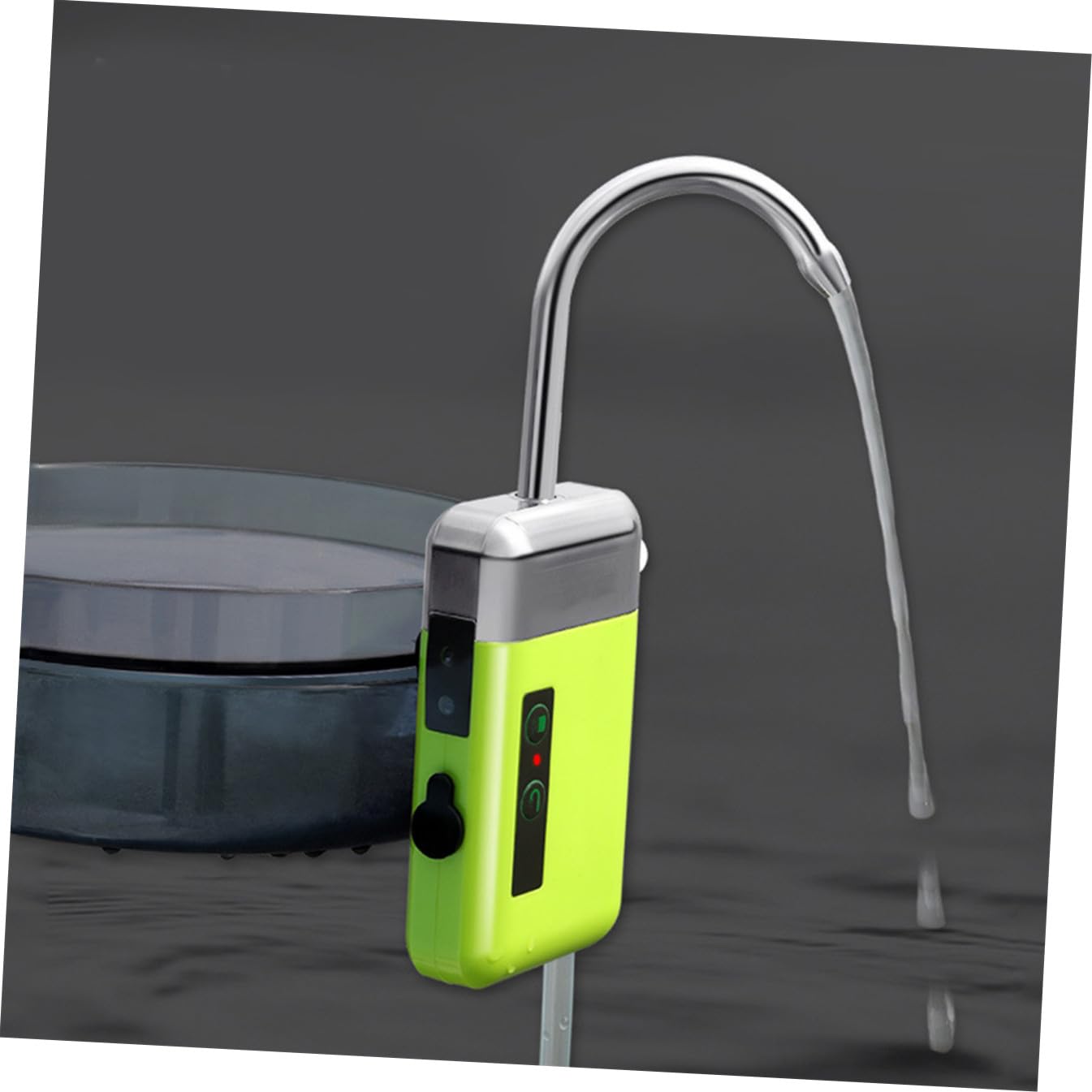 SOIMISS Wiederaufladbare Sauerstoffpumpe für Aquarium und Teich mit 2000ma Akku 6l/min Förderleistung Abs Material Geeignet für Innen und Außenbereich