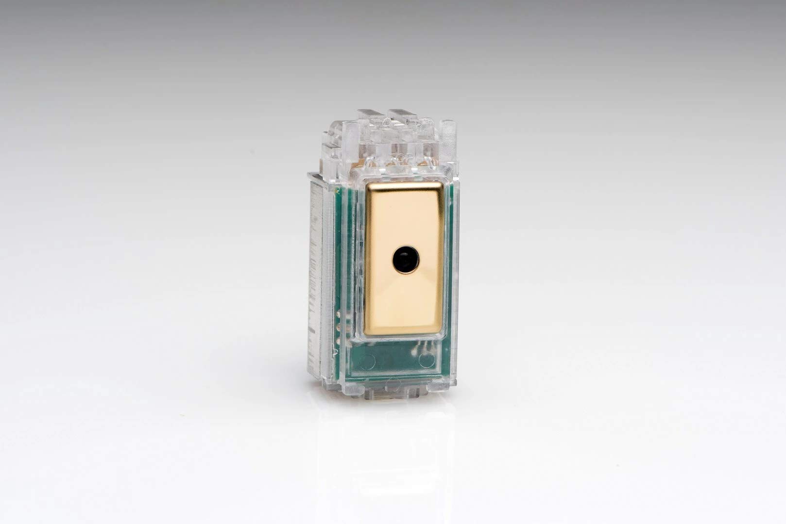 Varilight 1-Way Remote/Tactile Touch Control Master LED Dimmer 1 x 0-100W (1 Grid Space) Brass