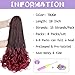 French Curl Crochet Braids 18 Inch 8 Packs Goddess Box Braids Crochet Hair for Women Pre Looped Crochet Box Braid with Curly Ends Synthetic French Curly Braiding Hair Extensions (8 Packs，1B/BUG)