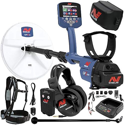 Minelab GPZ 7000 Gold Detector Holiday Bundle with Extra Li-ion Rechargeable Battery