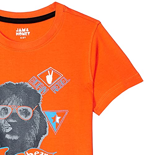 Image of Amazon Brand - Jam & Honey boys Casual Cotton T-Shirt Short Set (J&H-SS21-BSET-HSS Multi 10 2-3 Years)