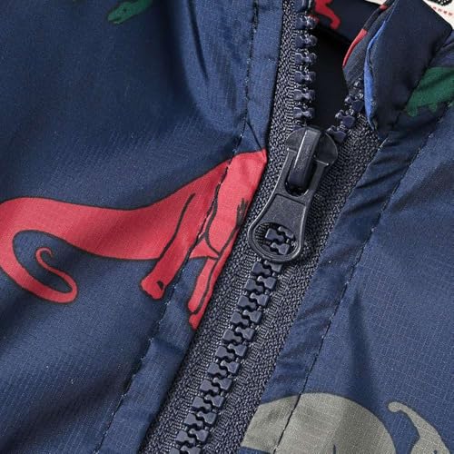 Boys Hooded Waterproof Jackets Kids Windproof Windbreaker Lightweight Coat Outwear4