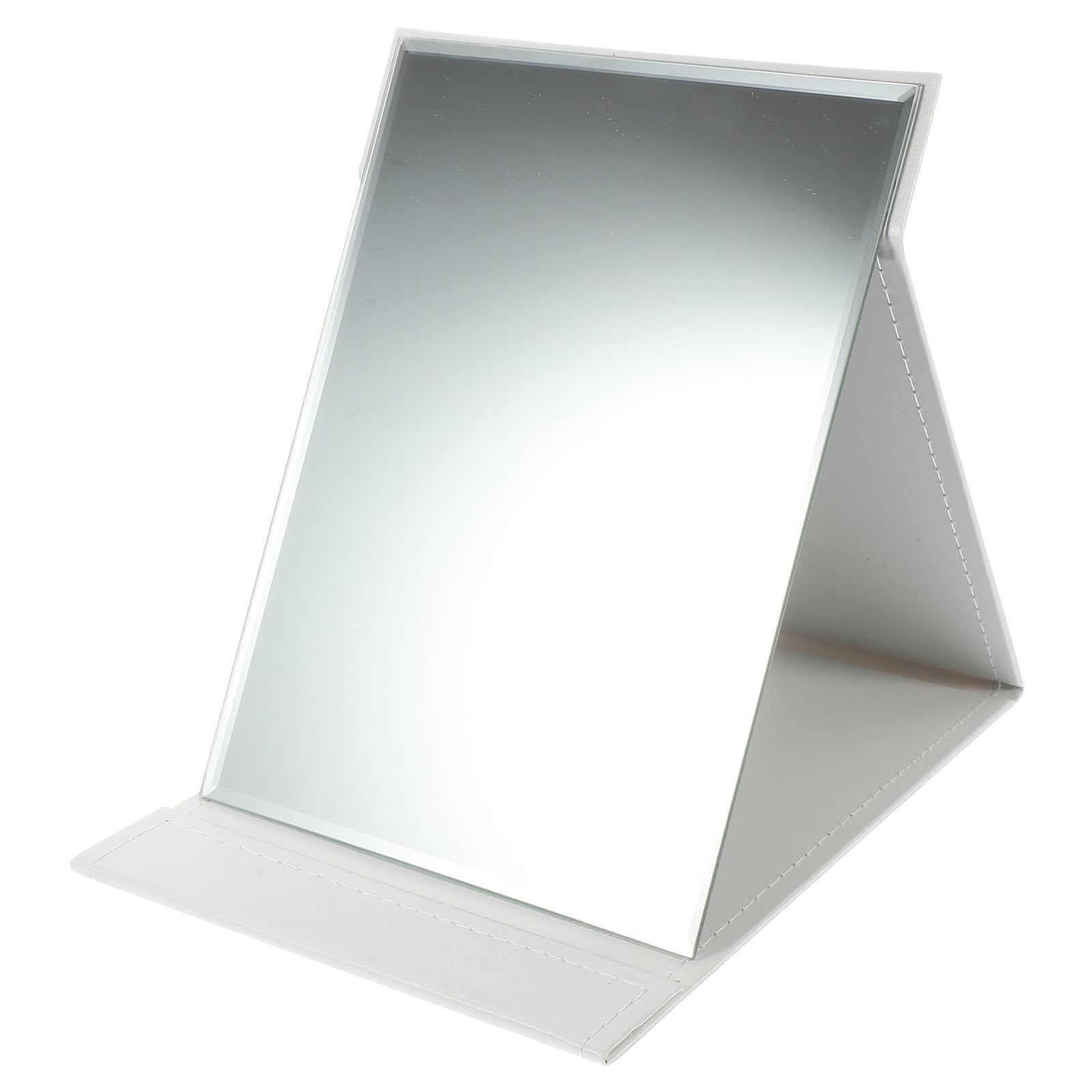 Espejo de maquillaje plegable para un tocador de dormitorio elegante y ordenado