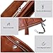 monrich Large Tote Bag for Women Work Vegan Leather 23L Womens Tote Purse with Zipper Ladies Handbags Brown