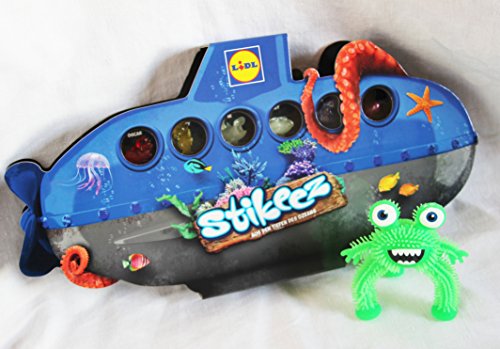 stikeez Submarino álbum de recortes con Juego completo stikeez – 24 unidades de Lidl, regalo Idea