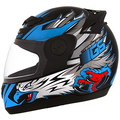 Pro Tork Capacete Evolution G6 Eagle 58 Preto/Azul