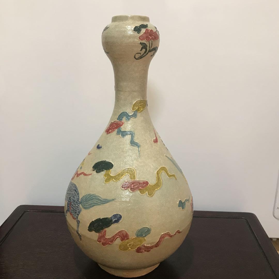 骨董品　中国美術　中国花瓶　明時代　麒麟図 骨董品 中国美術 中国花瓶 明時代 麒麟図 【公式通販】