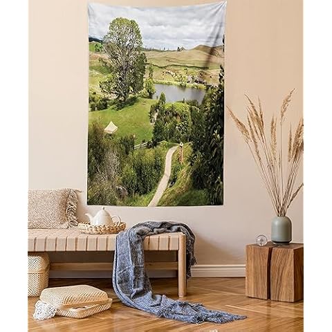 Ambesonne Hobbit Land Tapestry Wall Hanging Cover