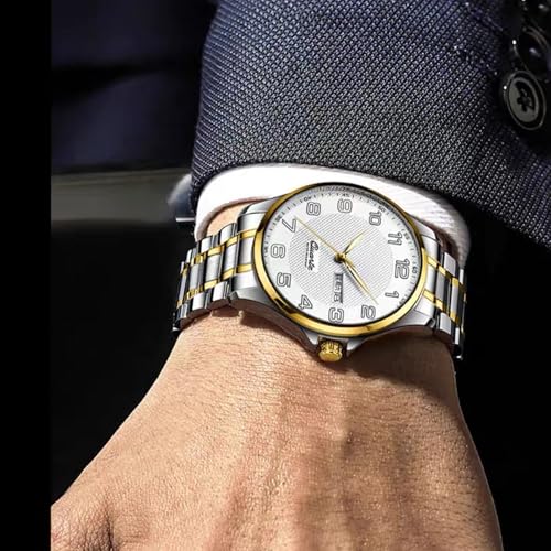 Image of Quick Release Stainless Steel Watch Band Bracelet 12mm to 24mm Straight & Curved End Universal Stainless Steel Metal Watch Strap Smartwatch Replacement Band Men Women