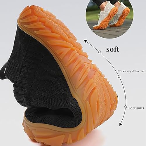 Giltpeak Vallova'S Bearprodo Supercomfort Sweatwick Slip-On Shoes, Men's Knitted Hiking Barefoot Arch Support Sneakers, Unisex Knitted Hiking Slip-On Shoes4