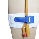 2 Pack Catheter Leg Straps with Anti-Slip Design, Secure Urinary Leg Bag Holder, Adjustable Comfortable Stabilization for Foley Catheter Tube