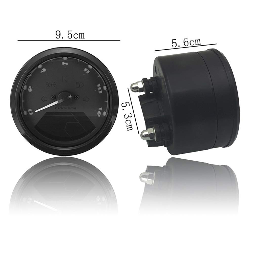 Amazon.co.jp: HANSWD MPH/ KMH124MPH/199キロの時間12000rpmで