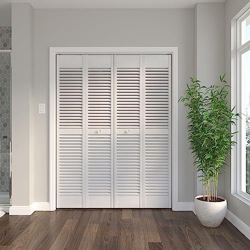 Image of Richelieu | Onward 60-inch Bi-Fold Sliding Double Door Hardware Kit, White