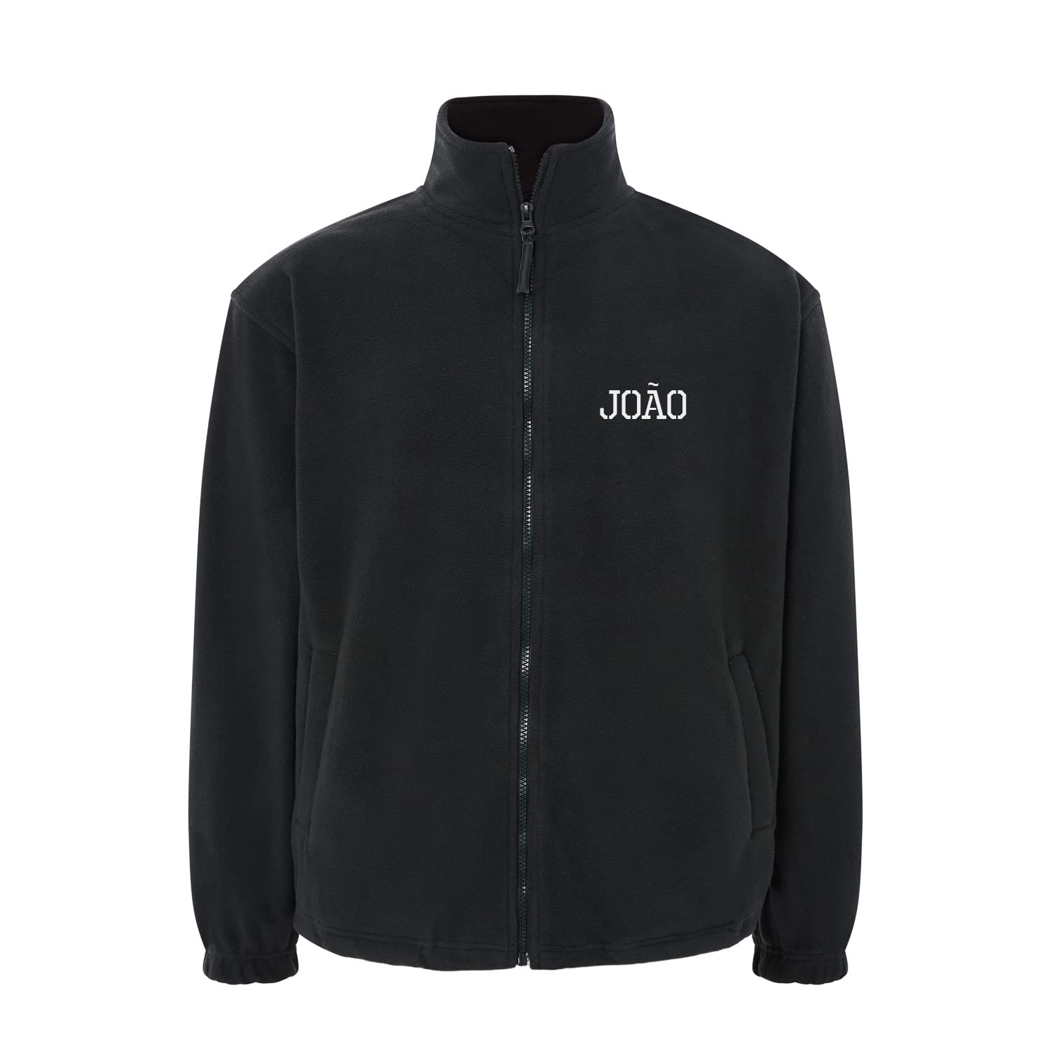 BGEUROPEMen's Personalized Dark Green Polar Fleece Coat