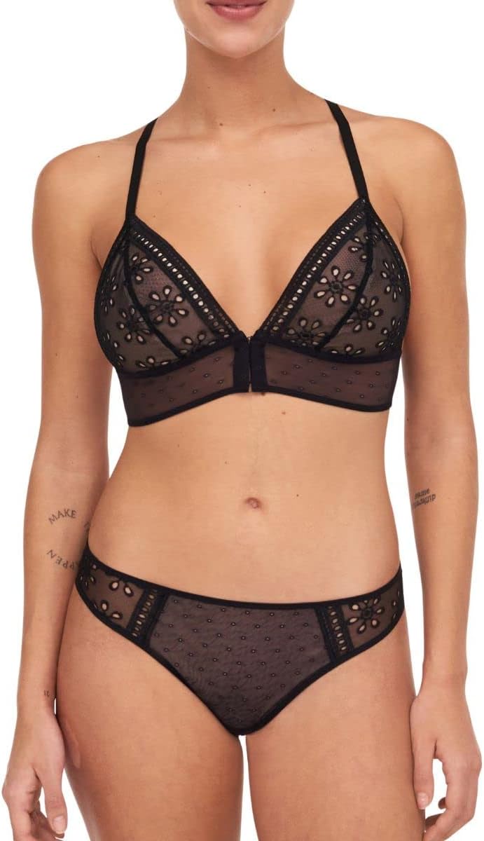 Passionata by Chantelle Prisca Briefs Mid Rise Tanga Knickers Briefs Lingerie Black