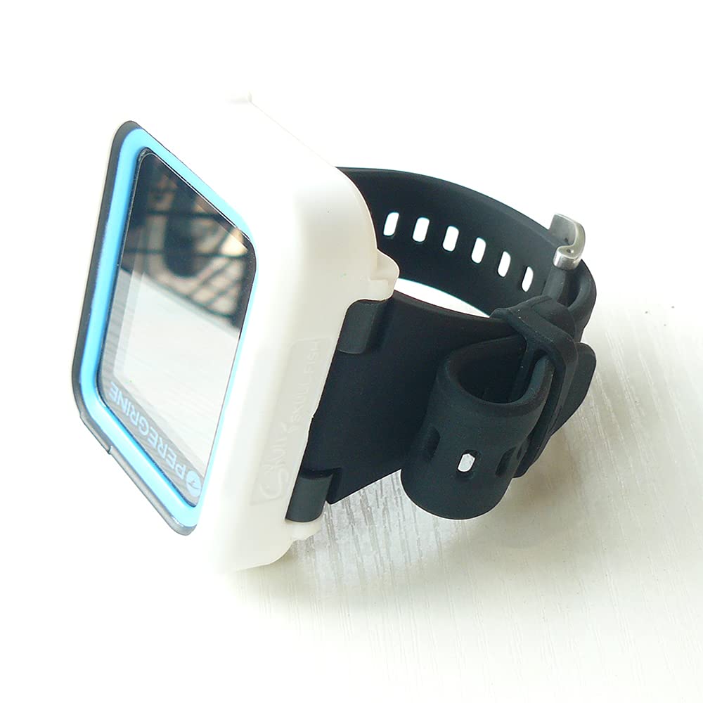 Funda protectora de silicona para ordenador de buceo Shearwater Peregrine/Peregrine TX (blanco)