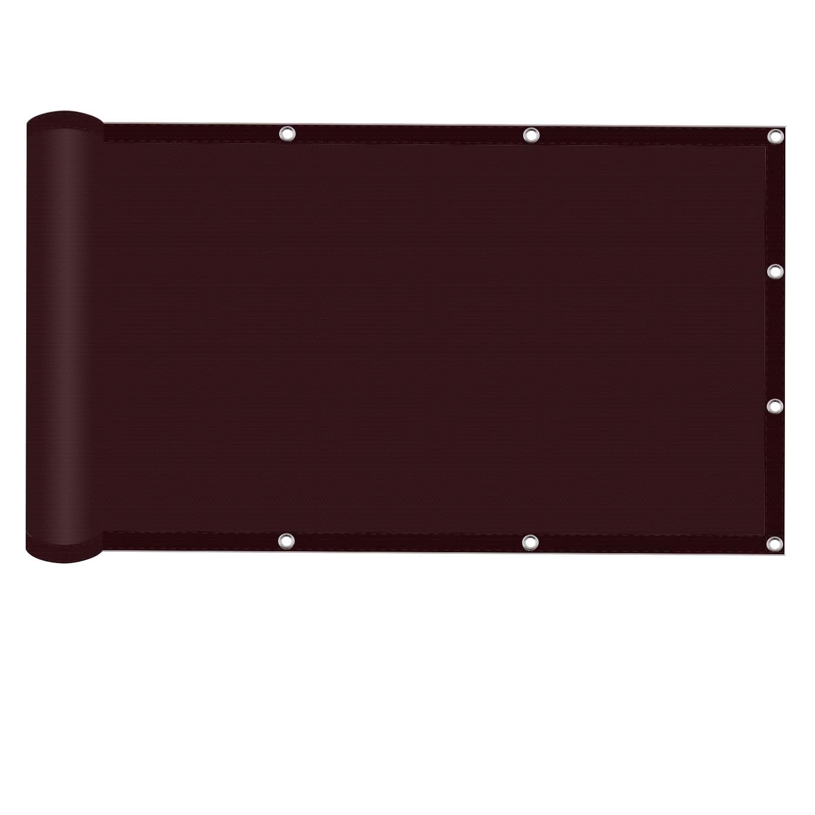 Voile d'ombrage rectangulaire 270x280 cm imperméable rouge