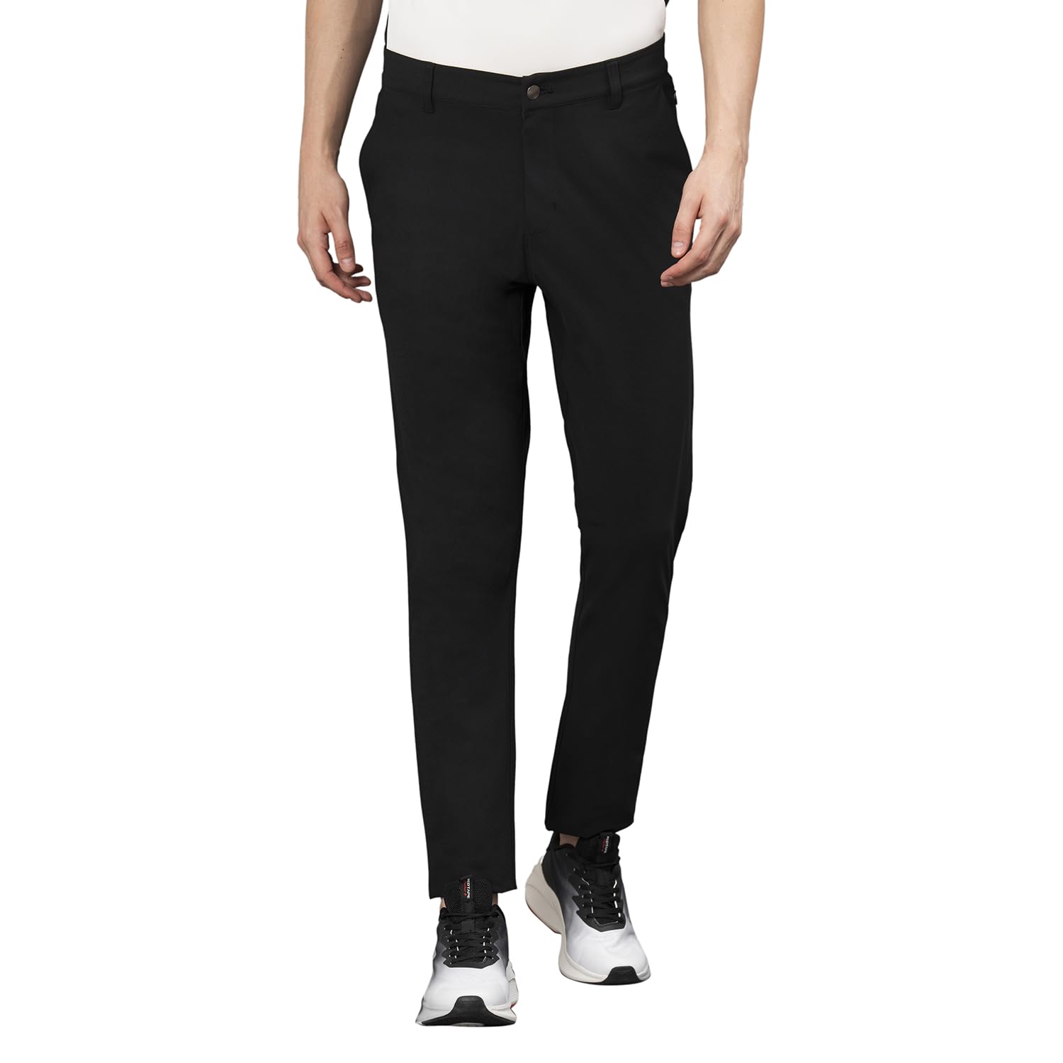 red tape Solid Active Pant for Men | Regular Fit with Slash Pockets | Premium Comfort - RPA0002 Navy-picture-12