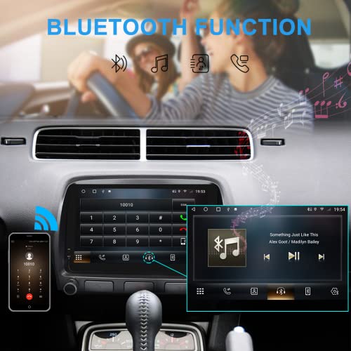 Abuwu Car Stereo System For Chevrolet Camaro 2010 2011 2012 2013 2014 2015, 9-Inch Android 10.0 Touchscreen Car Radio With Carplay Gps Navigation Bluetooth Wifi Fm 3G+32G #TOP5
