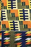 Tejido wax tapátina estampado ético africano de 6 yardas