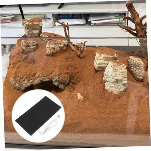 Yardwe 2Pcs USB Almohadilla de Calor para Reptiles miniatura 3