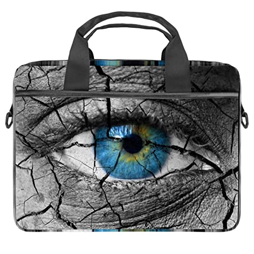 Pochette ordinateur portable 13.3 anti-choc sacoche bleue mince