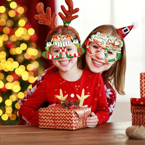 HOWAF 24pcs Christmas Glasses Novelty - Image 4
