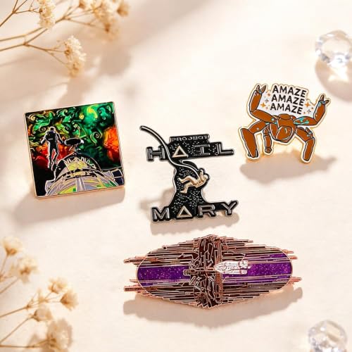 Image of Enamel Pins Set Sci-Fi Gift for Men Women