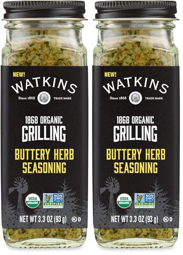 Watkins 1868 Organic Grilling Buttery Herb Seasoning, 3.3 oz (Pack of 2) image 4