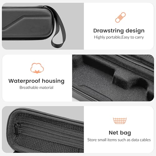 STARTRC PHOTO Tasche für DJI Osmo Pocket 4/3, Tragetasche für OSMO Pocket 4 Zubehör Filter Speicherkarte, Schutz Hülle für DJI Pocket 4/3 Kamera (Not for Kreativ Combo)