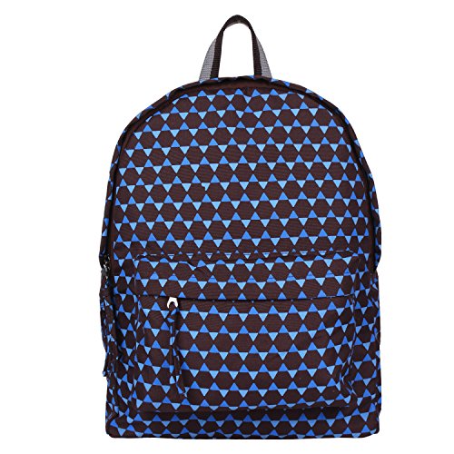 Anekaant Geomet Blue Tetron Backpack