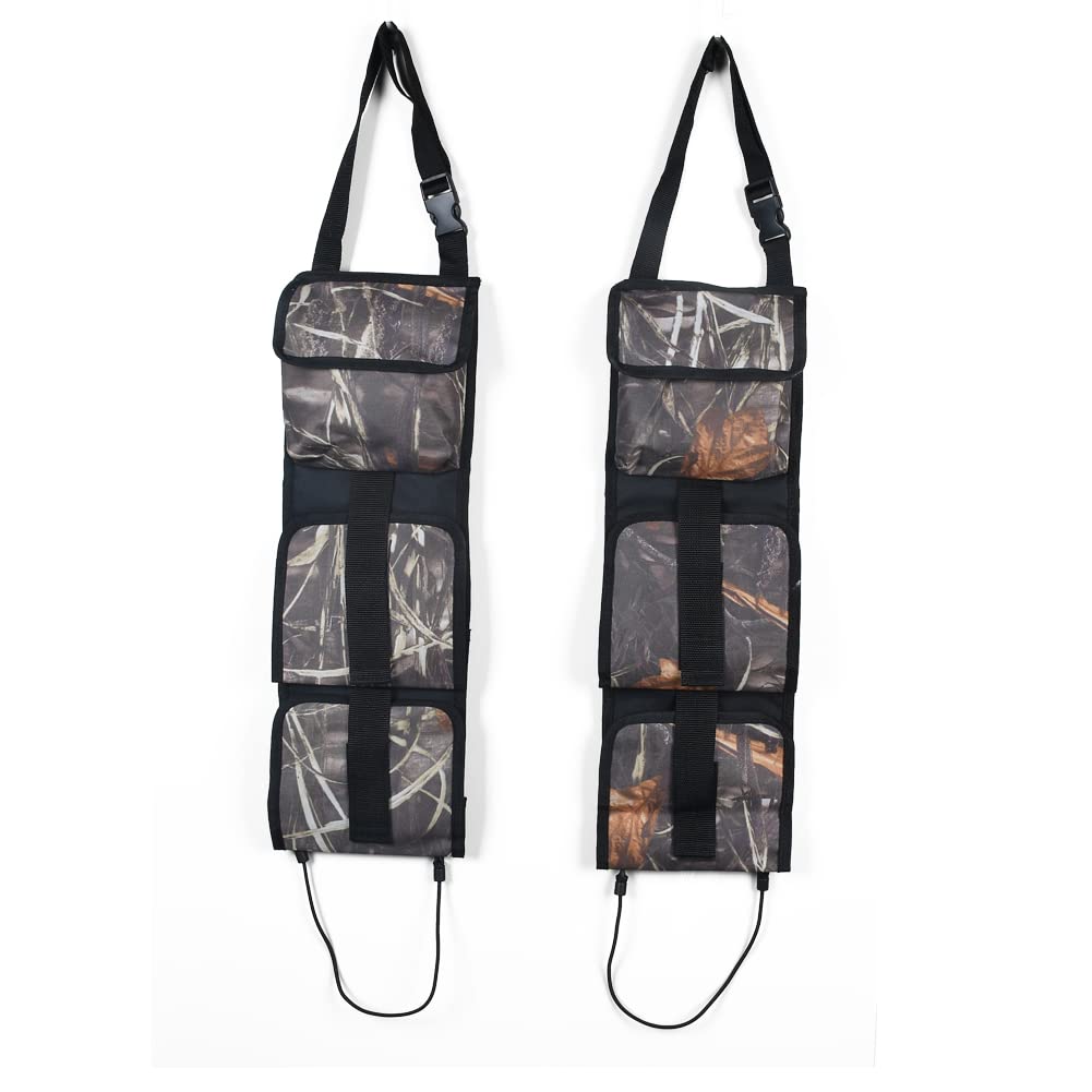 KOLINLOV2PCS Seat Back Gun Rack, Hunting Gun Sling Holder Storage Bag for Car Truck Seat Back Organizer Rifles Hanging Bag (camo sawgrass)